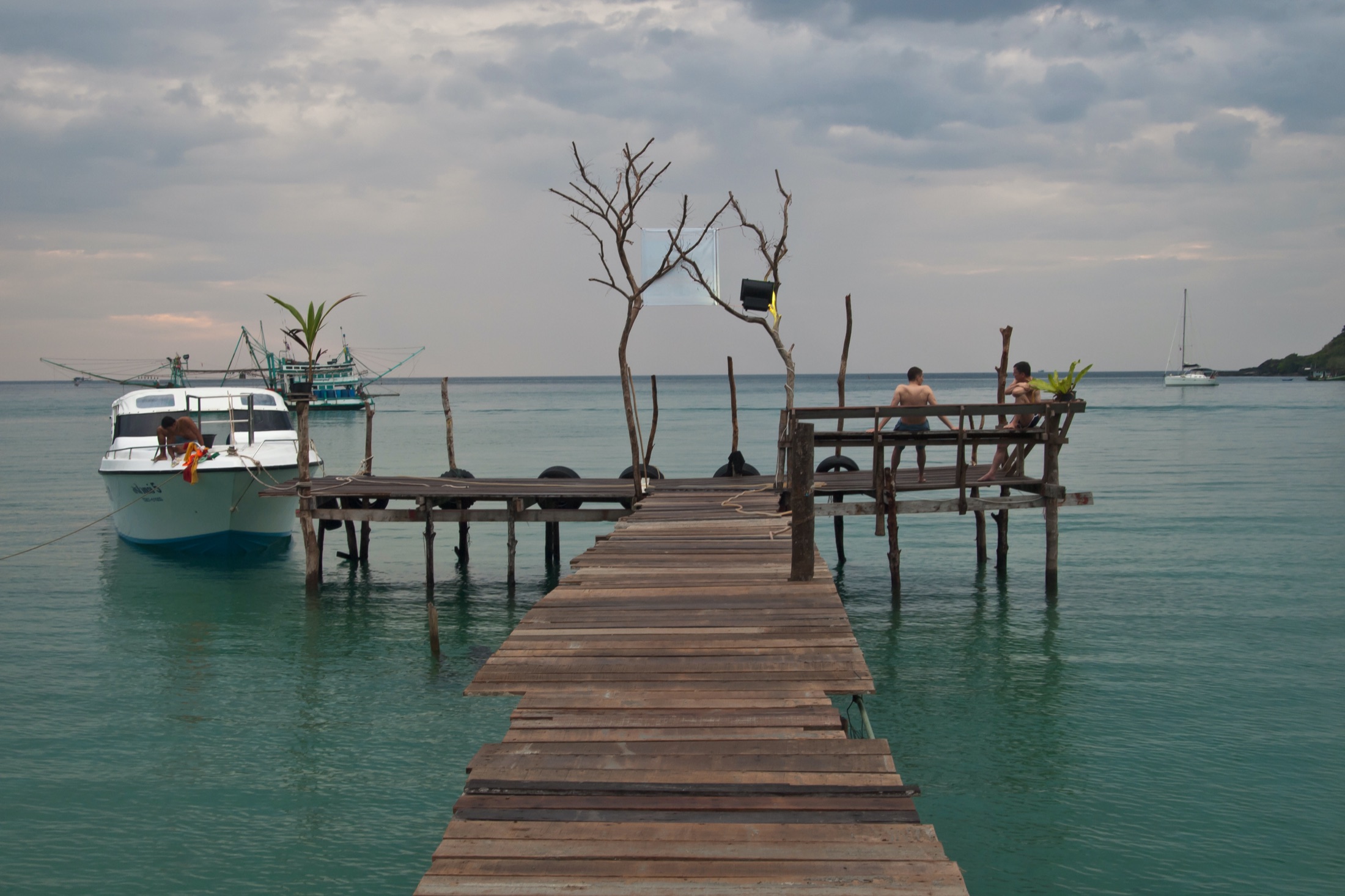 Koh Kood pier on Thailand’s eastern Gulf coast